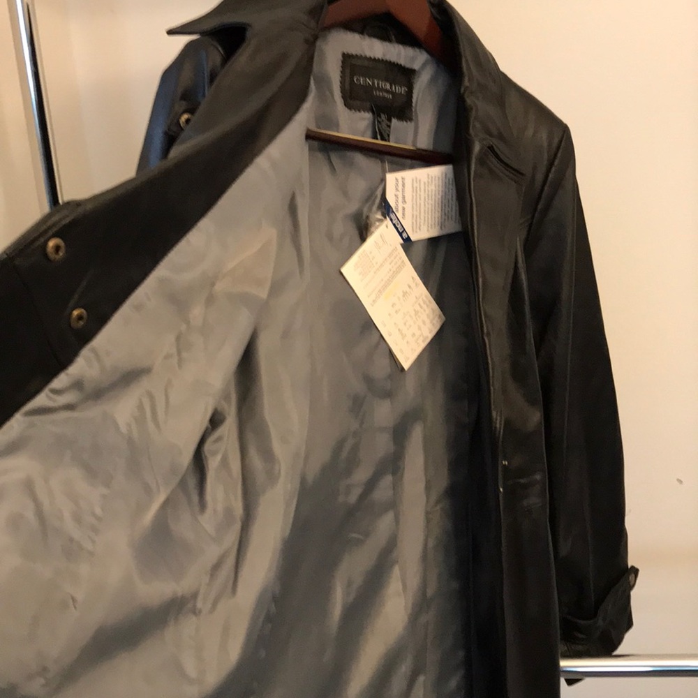 Centigrade Black Leather Jacket - image 5